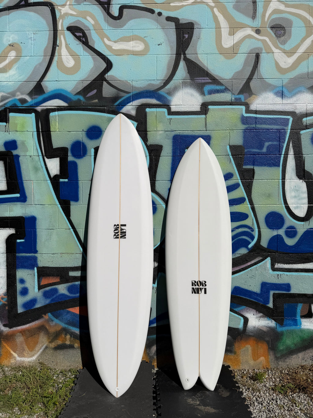6'4" East Fish & 7'6" Space Honk by Rob Lan